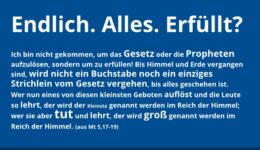 Endlich. Alles. Erfüllt?