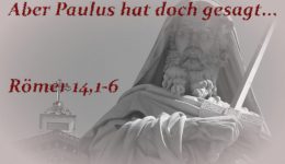 Paulus-römer-14-1-6