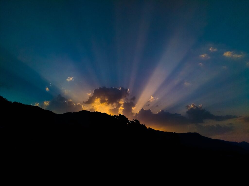 In Jethro erscheint Gott auf dem Berg Sinai