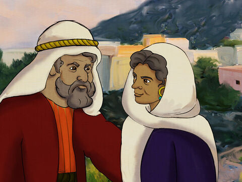 Abraham und Sarah, die beiden Protagonisten in Wajera
